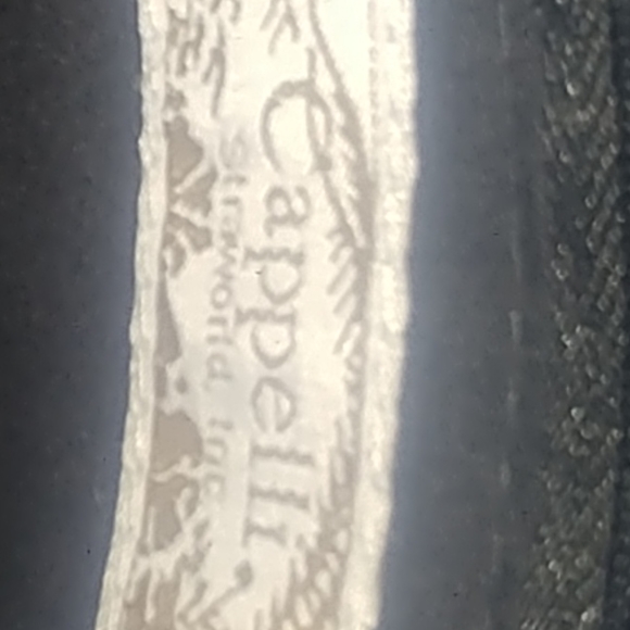 VINTAGE Black RARE Cappelli Strawworld Beaded Handle Purse - Picture 4 of 10